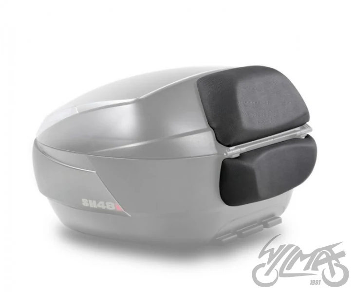 Kufer SHAD SH48 titanium nakładka+oparcie — ujęcie 2