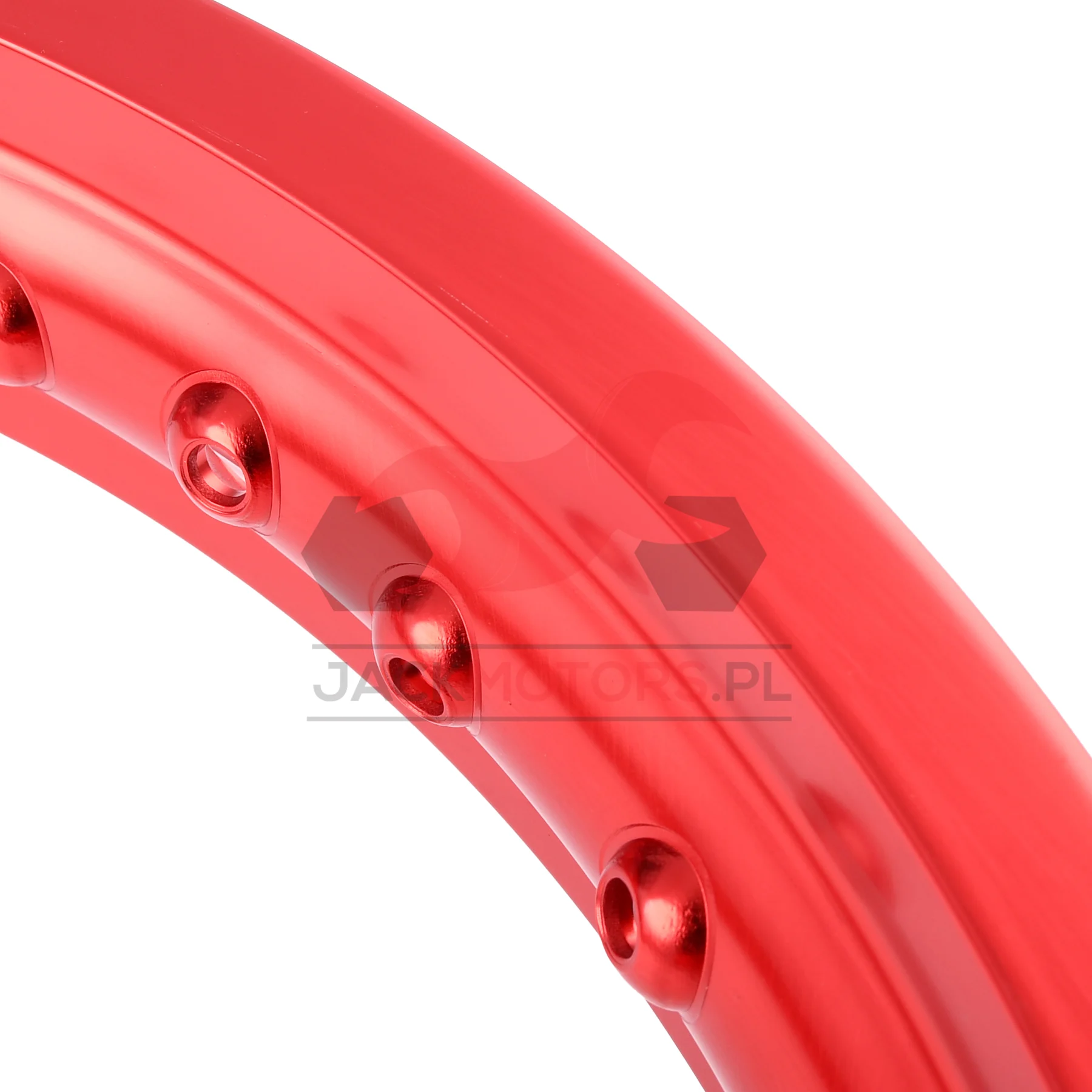 Obręcz koła 2,15 × 17 aluminiowa czerwona DPR Classic — ujęcie 3
