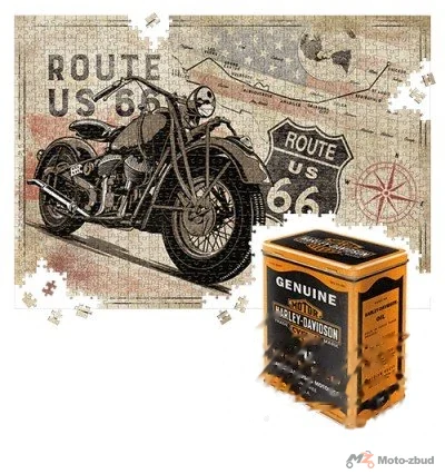 Puszka l puzzle h-d route 66 map 4 56009