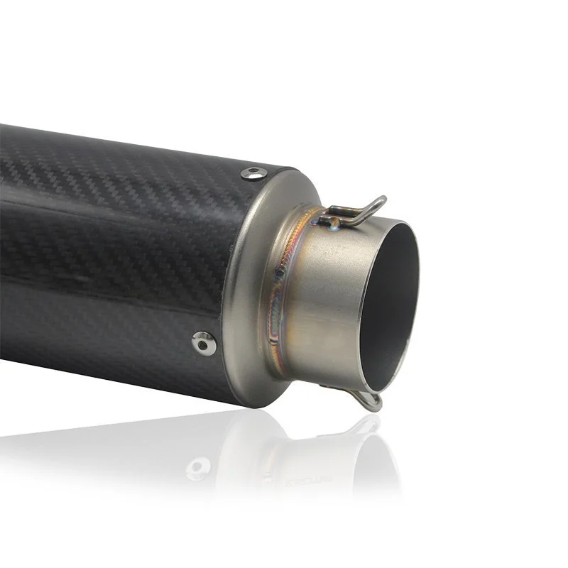Końcówka wydechu UNI round short carbon kpl. — ujęcie 2