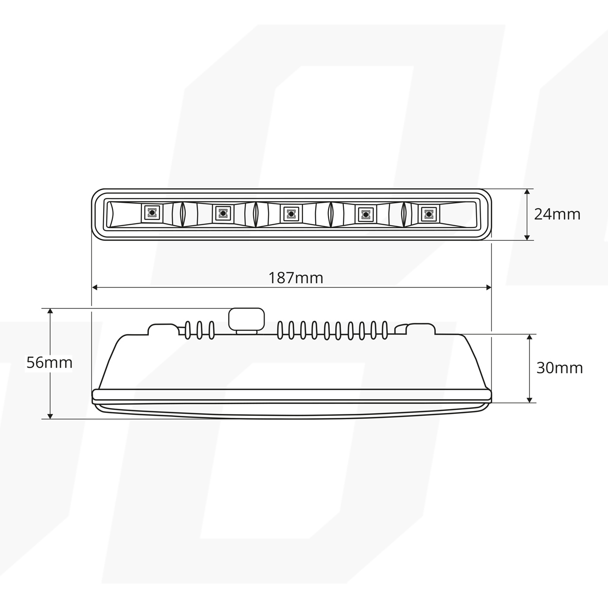 Światła do jazdy dziennej AMiO DRL 501 HP — ujęcie 6