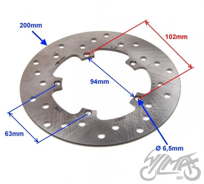 Tarcza hamulca do Piaggio Fly 125/50 — ujęcie 2