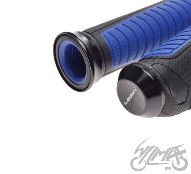 Manetki niebieskie 7/8″ + 1″, 138 mm — para — ujęcie 2