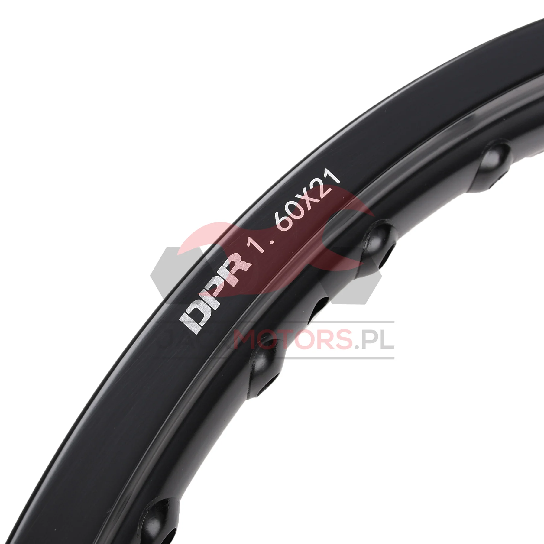 Obręcz koła Simson 1,60 × 21 aluminiowa czarna DPR Classic — ujęcie 3