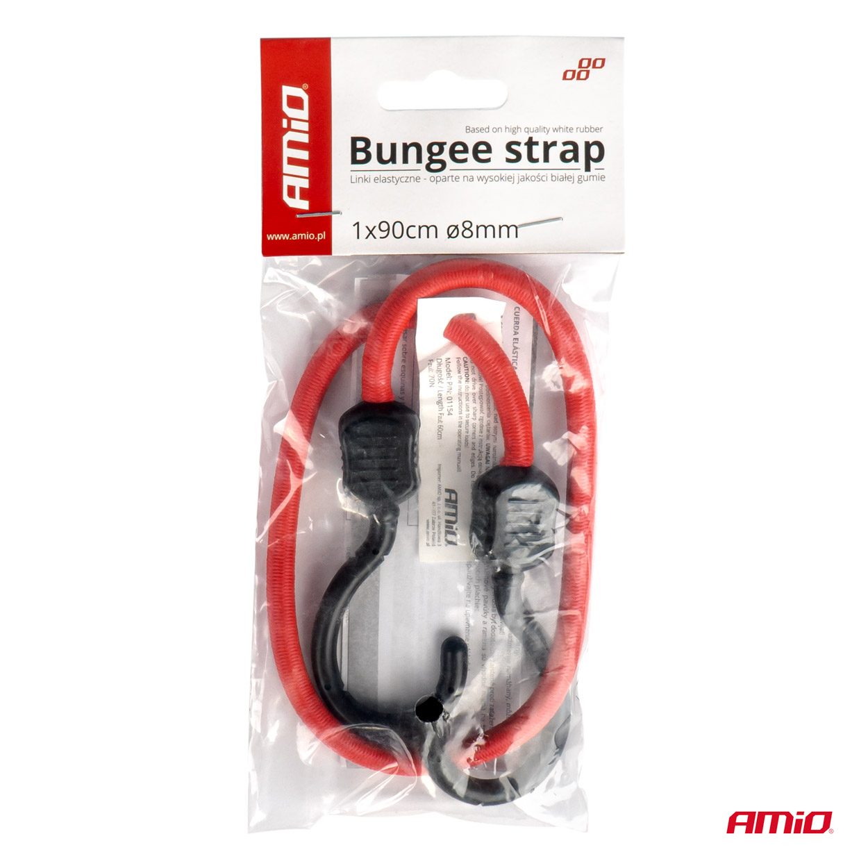 Linka elastyczna guma do mocowania bagażu 90 cm o8 mm BSTRAP-10 — ujęcie 4
