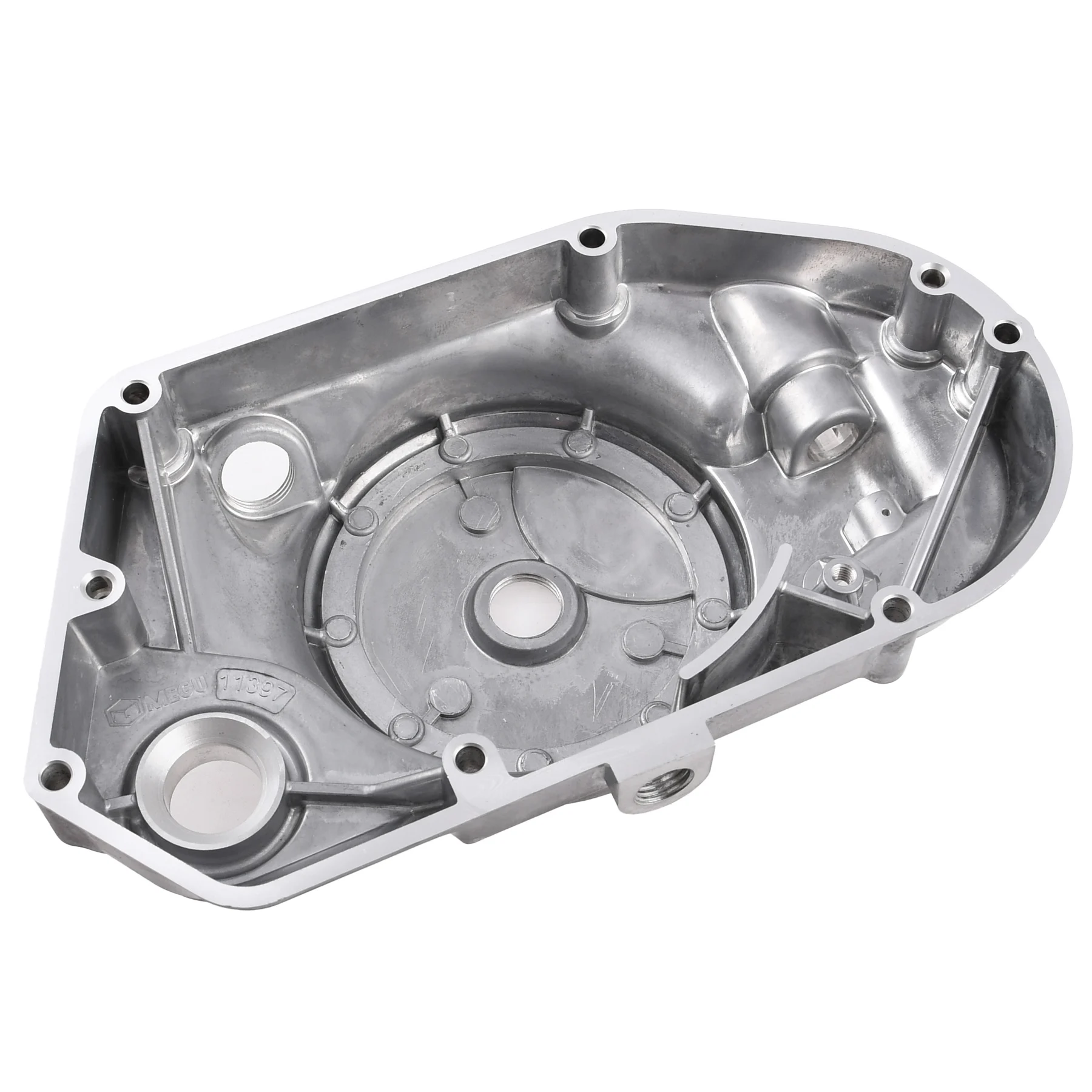 Pokrywa silnika Simson S51 SR50 lewa obrotomierz Ml-Megu aluminium — ujęcie 3