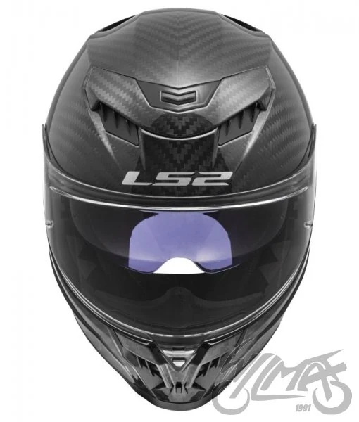 Kask LS2 FF807 Dragon Matt Carbon — rozmiar L — ujęcie 3