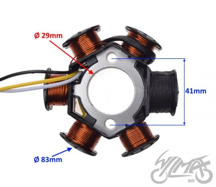 Stator 6 cewek do Peugeot Ludix — ujęcie 2