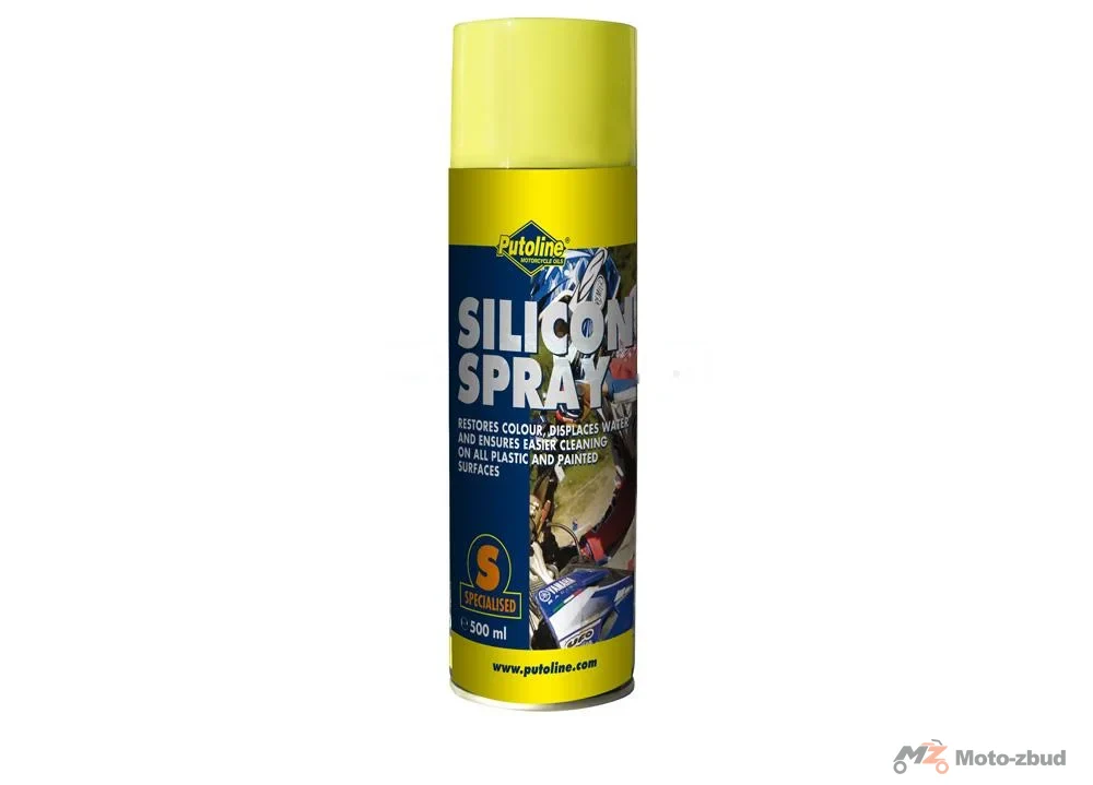 Putoline Silicone Spray 500 ml spray, środek do czyszczenia tworzyw sztucznych i lakierowanych