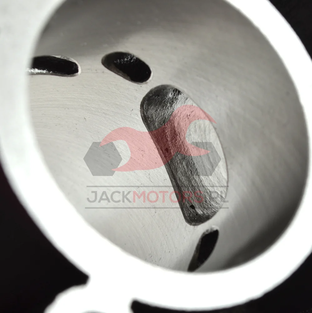 Cylinder malinka + tłok Barikit + porting 90 cm³ Derbi D50B0 LC · czarny racing 47 mm — ujęcie 4