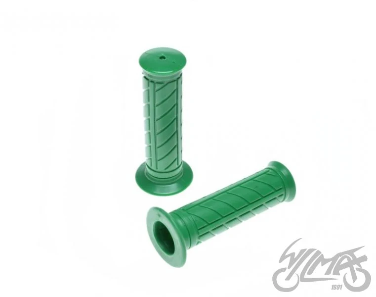 Chwyty kierownicy 075 21/26 mm — zielone, para — ujęcie 1
