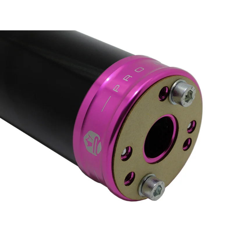 Końcówka wydechu KRM Pro Ride aluminium czarno różowa 70-90 cm³ — ujęcie 3