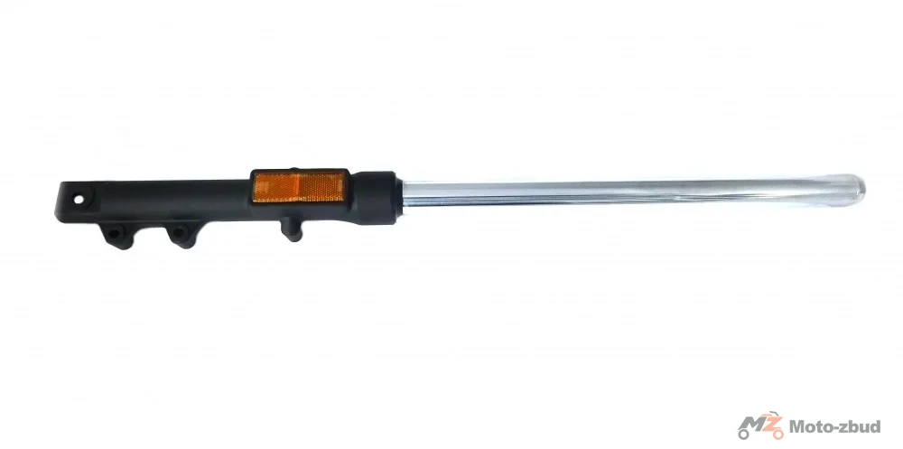 Junak RACER125 amortyzator przód lewy (zacisk) (Q32 dł.cał.78 cm) (czarny mat) "Mikuni"