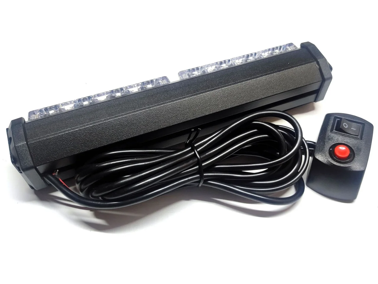 Światła stroboskopowe / stroboskopy ostrzegawcze 8 LED 12/24V 32W czerwono-nienieskie — ujęcie 6