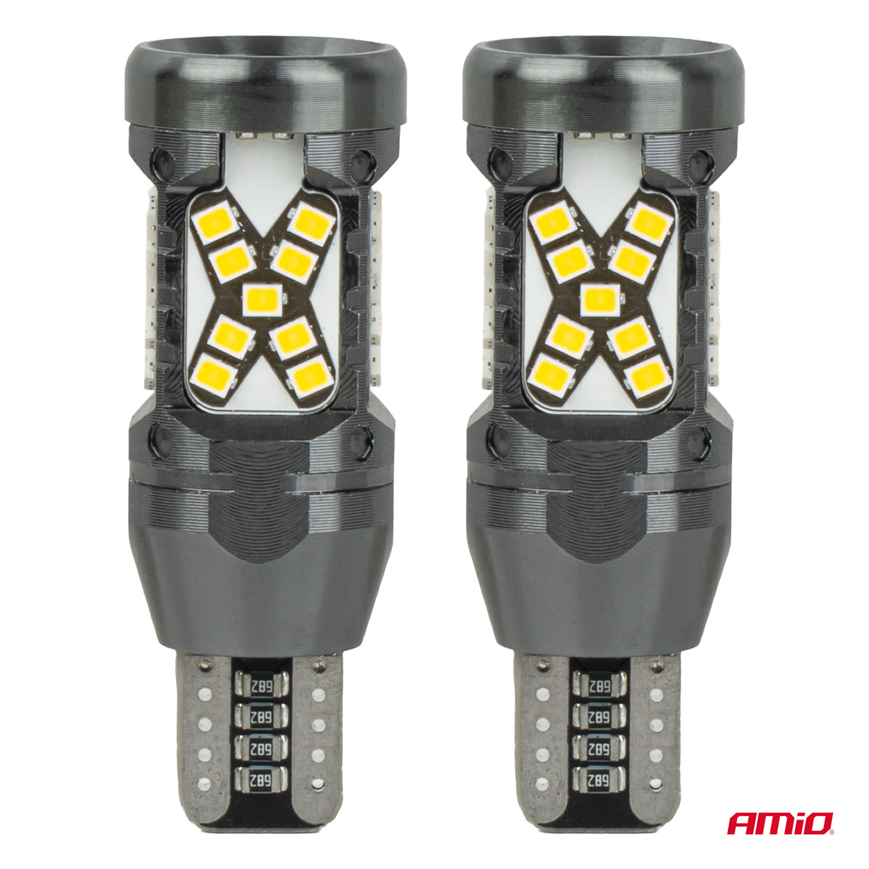 Żarówki LED CANBUS W16W T15 2016 45SMD białe 12 V 24 V — ujęcie 2