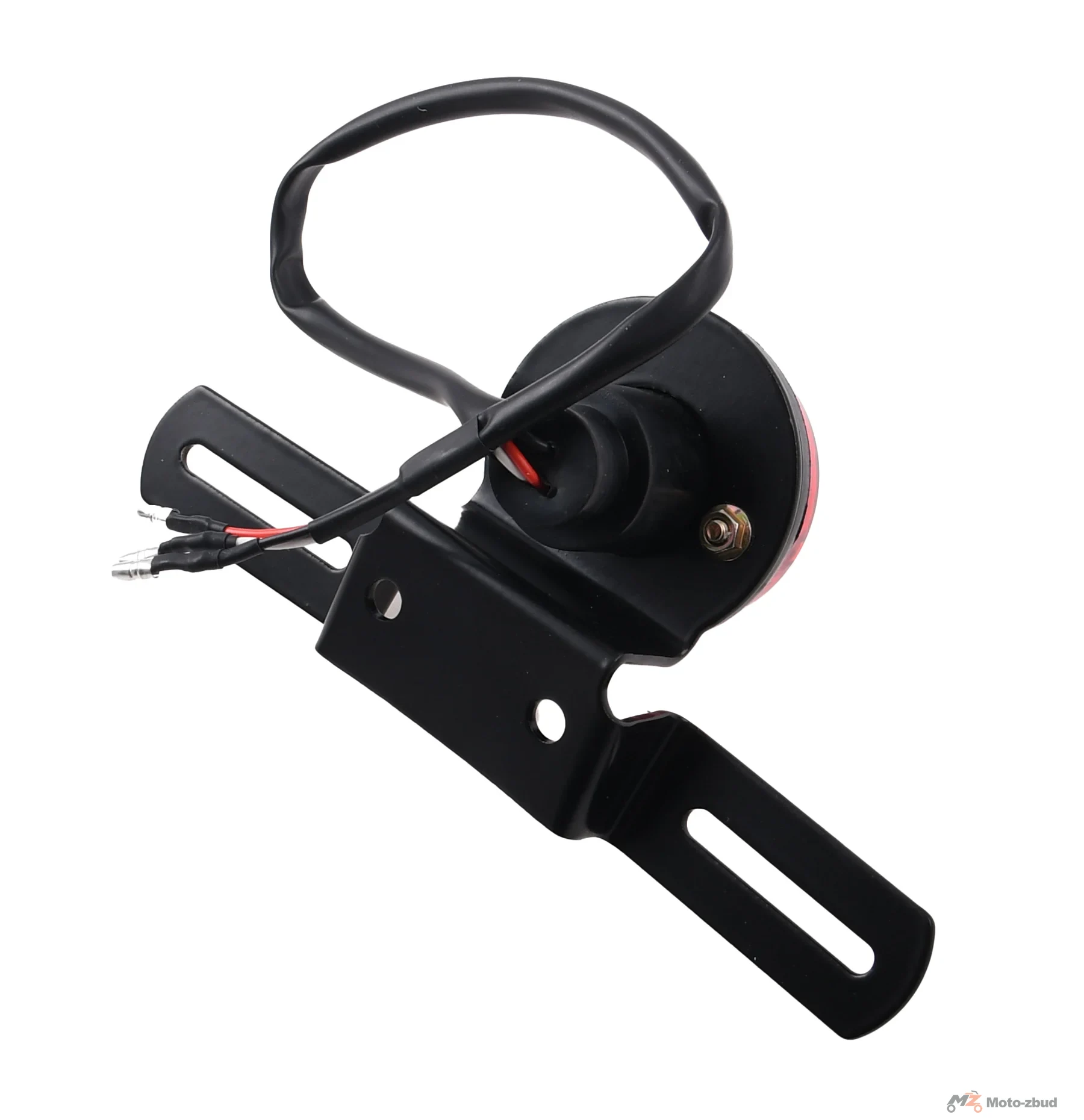 Lampa tylna uniwersalna LED czerwona z uchwytem tablicy Racing Force — ujęcie 2
