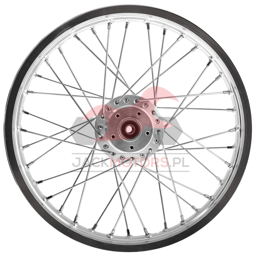 Koło jezdne Simson S51 1,6 × 16 aluminium DPR Classic srebrna piasta + szprychy chrom — ujęcie 4