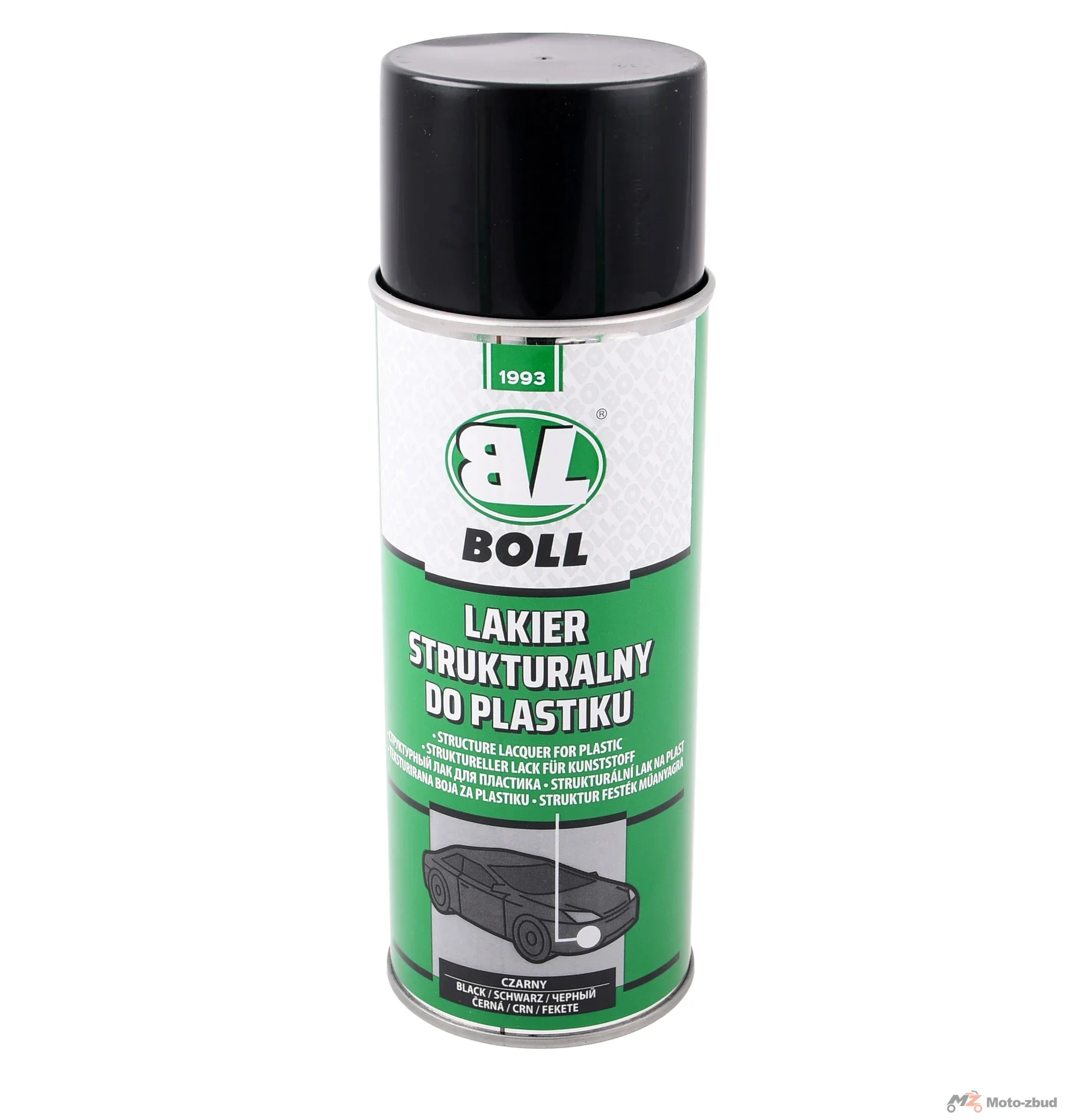 BOLL spray lakier strukturalny do plastiku czarny 400 ml