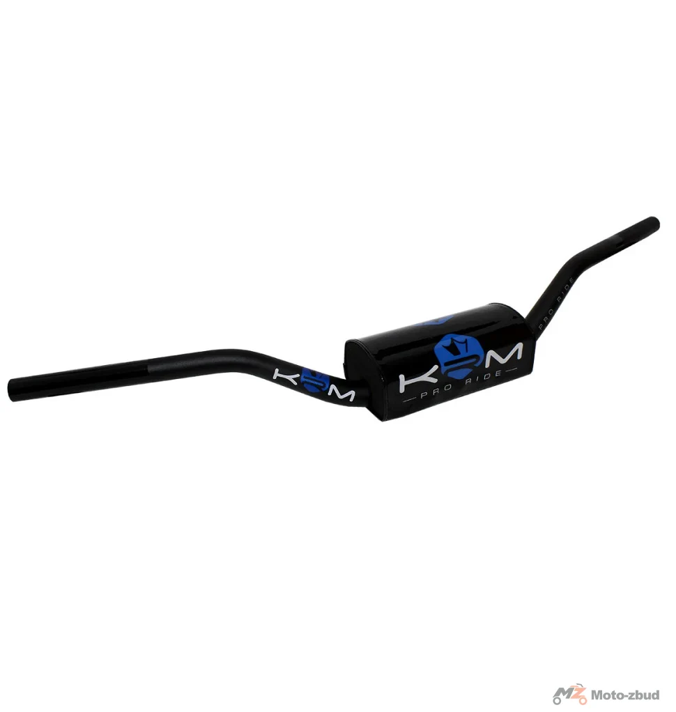 Kierownica fatbar KRM Pro Ride czarno - niebieska 22/28,6 mm + gąbka — ujęcie 2