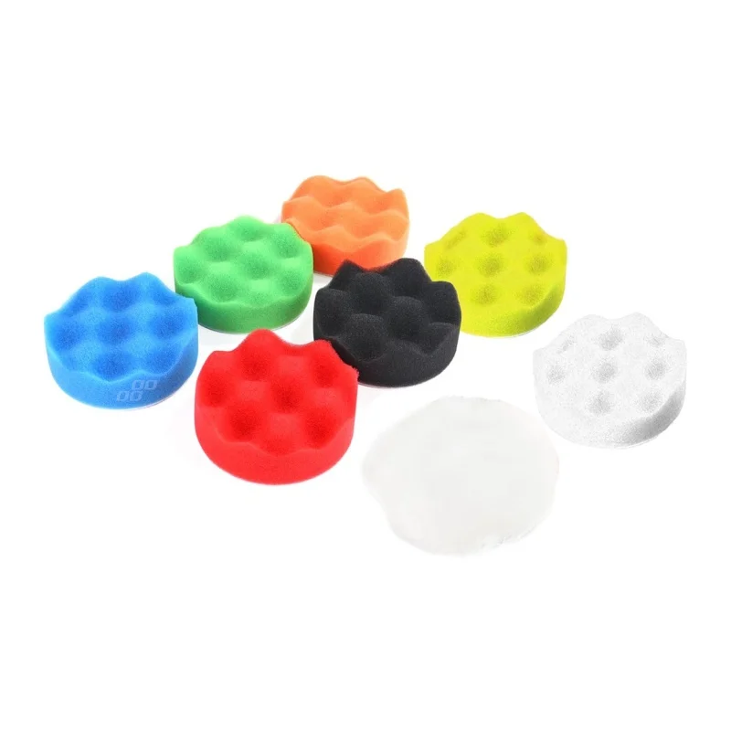 Zestaw gąbek do polerowania gąbki polerskie 8 el.+ dysk 80 mm + adapter M14 — ujęcie 6