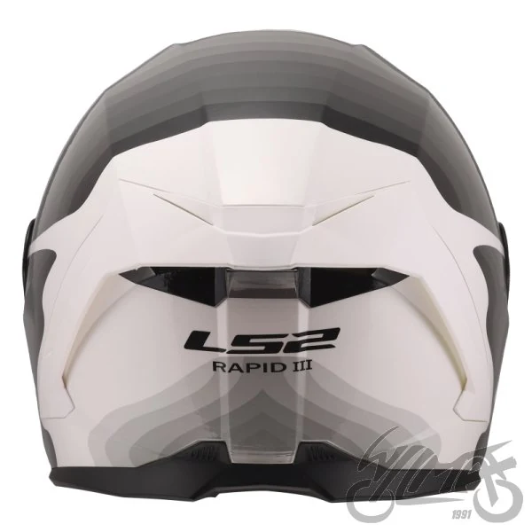 Kask LS2 FF820 Rapid III Flow White Grey — M — ujęcie 2