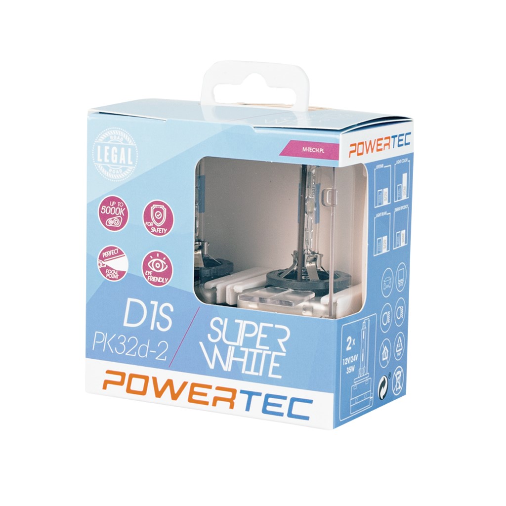 Żarówka xenon D1S 35W/5000K/S. White, 2 szt. M-Tech PTZSWD1S-DUO — ujęcie 6