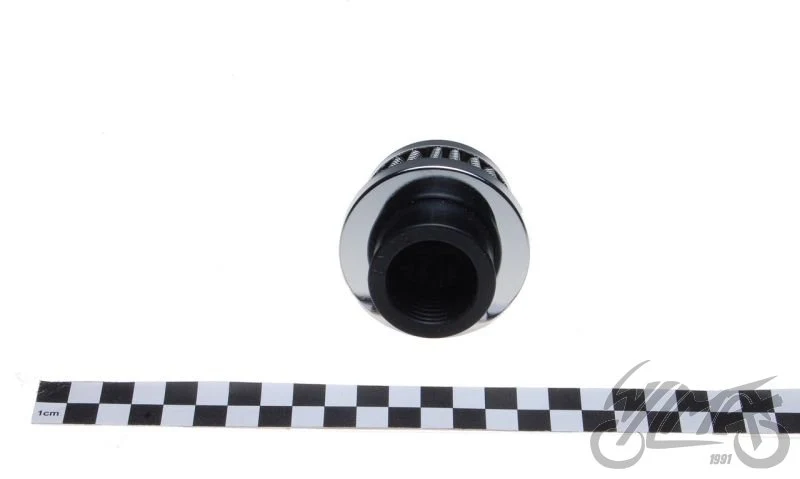 Filtr powietrza 32 mm stożkowy mały niski chrom — ujęcie 3