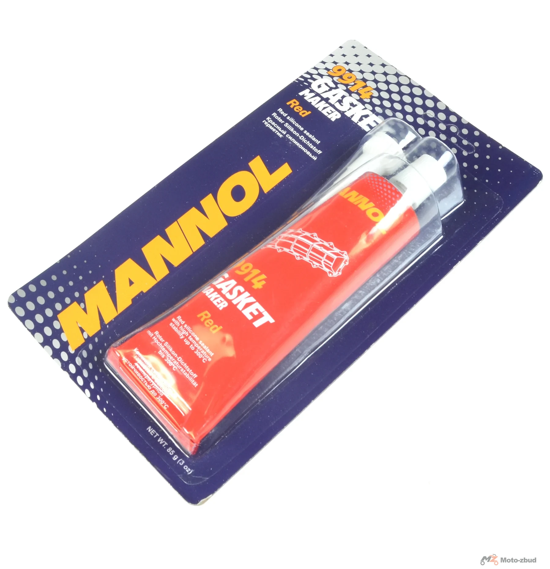 Silikon wysokotemperaturowy Mannol czerwony 85 g