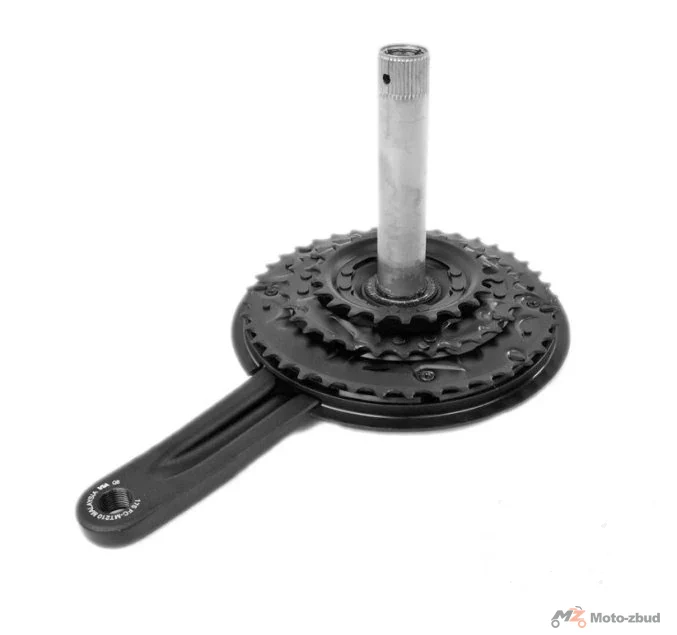 Mechanizm korbowy Shimano FC-MT210-3 — 40/30/22 zębów — 175 mm — ujęcie 2