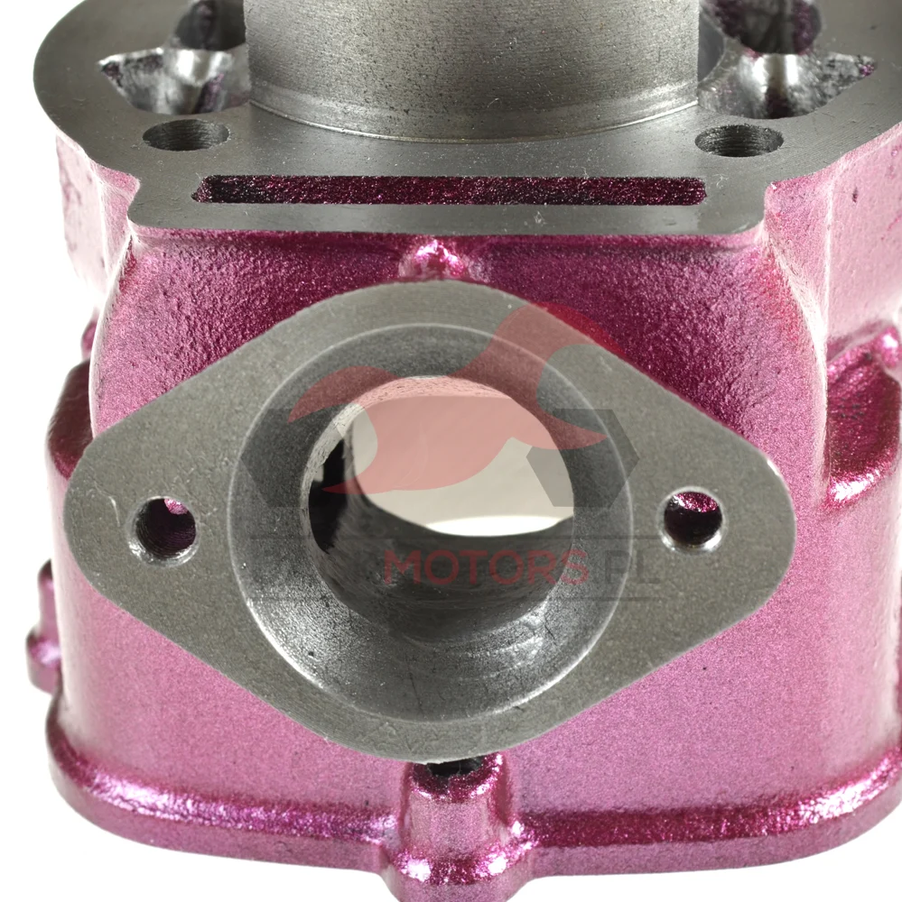 Cylinder malinka + tłok Barikit + porting 90 cm³ Derbi D50B0 LC · czarny racing 47 mm — ujęcie 6
