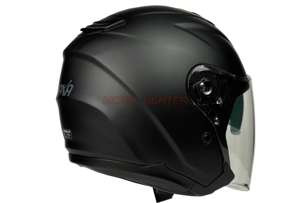 Kask motocyklowy otwarty Naxa S28 Blenda czarny mat S — ujęcie 2