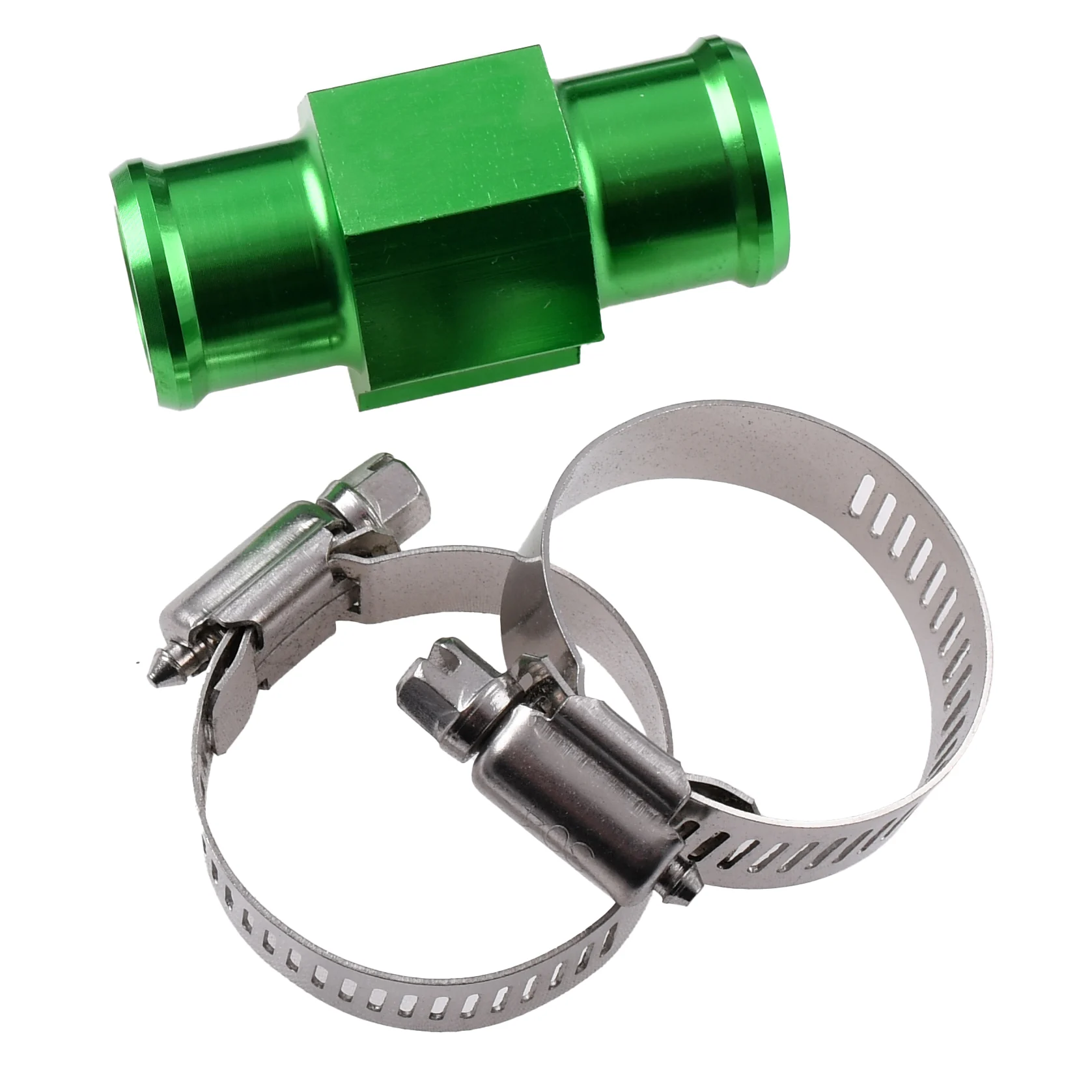 Adapter czujnika temperatury 1/8" 22 mm aluminium CNC zielony — ujęcie 1