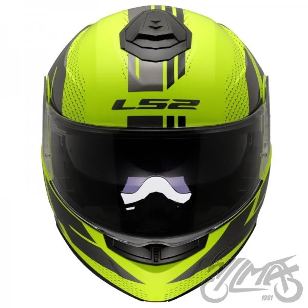 Kask szczękowy LS2 FF908 Strobe II Code Hi-Vis Yel. Grey — M — ujęcie 4