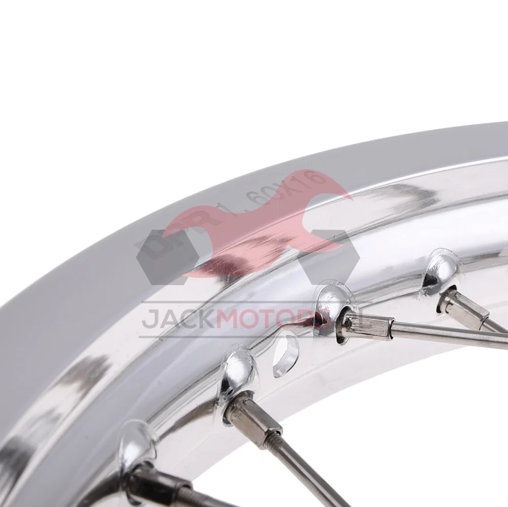 Koło jezdne Simson S51 1,60 × 16 aluminium DPR Classic szprychy chrom — ujęcie 3