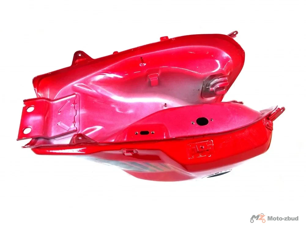 Junak RZ125 zbiornik paliwa bordowo-czarny (pompa Mikuni) (Euro IV) — ujęcie 2