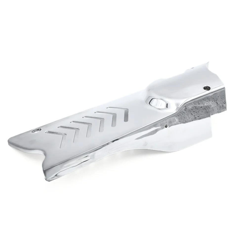 Junak M16 125 cm³ osłona łańcucha napędowego (chrom) (przy silniku) (plastikowa) — ujęcie 3