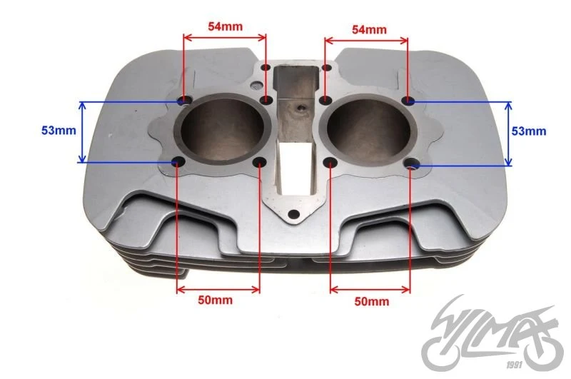 Cylinder do Jialing 250 cm³ 4T 2-tłoki — ujęcie 2