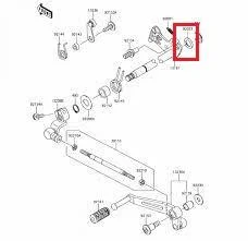 Podkładka wałka rozrusznika nożnego 19 × 30 × 1 OEM Kawasaki — ujęcie 2