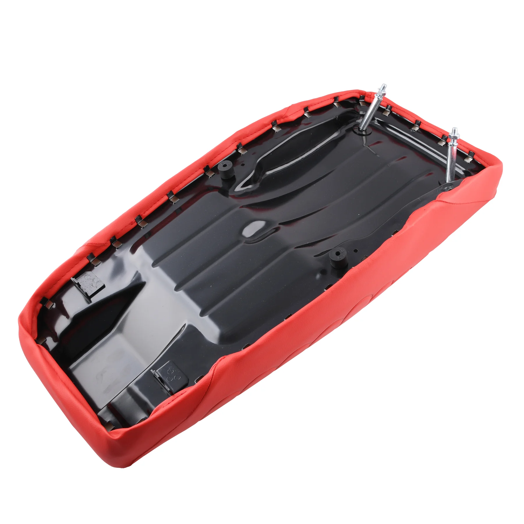 Siedzenie MZ ETZ 150 251 czerwone - czarna blacha DPR Classic — ujęcie 4