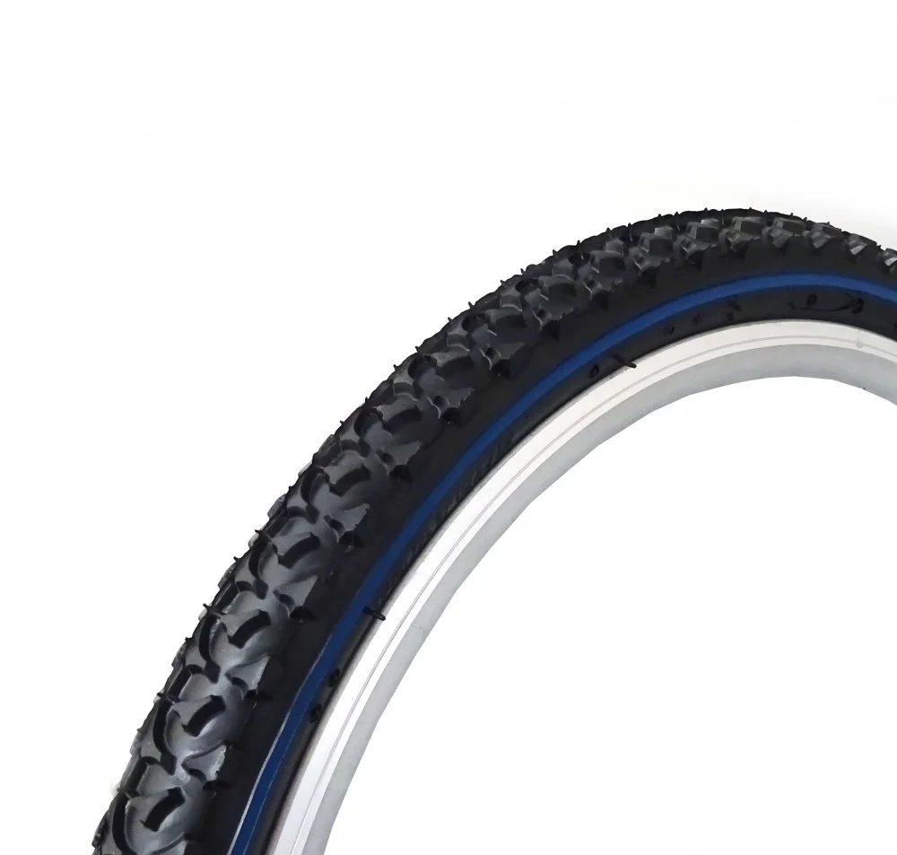 Opona rowerowa 26 × 1.95 z niebieskim paskiem