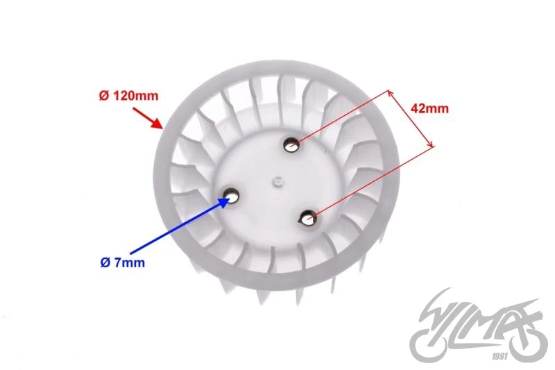 Wentylator magneta 2T — Keeway Hurricane / Keeway Focus — ujęcie 2
