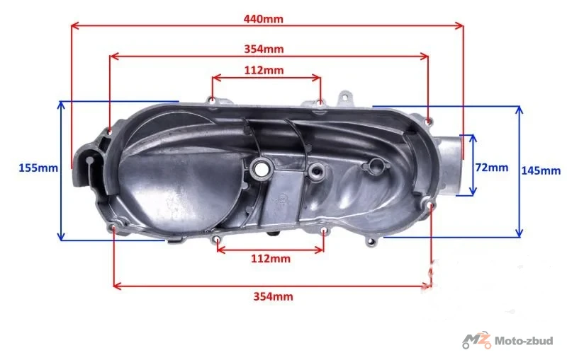 Pokrywa paska napędowego do Shineray ATV200 ST-9 — ujęcie 2