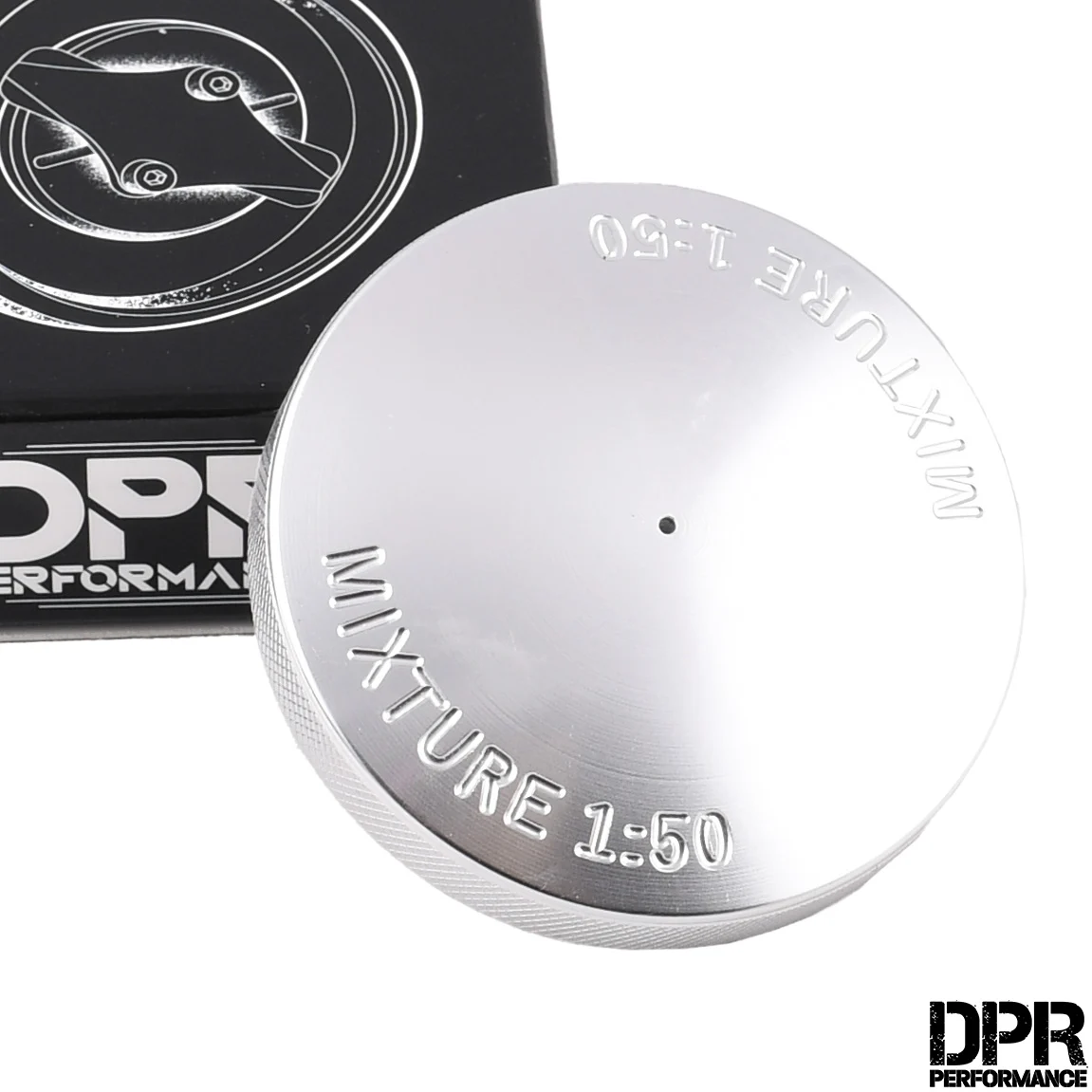 Korek zbiornika paliwa Simson aluminium CNC V3 srebrny DPR Performance — ujęcie 1