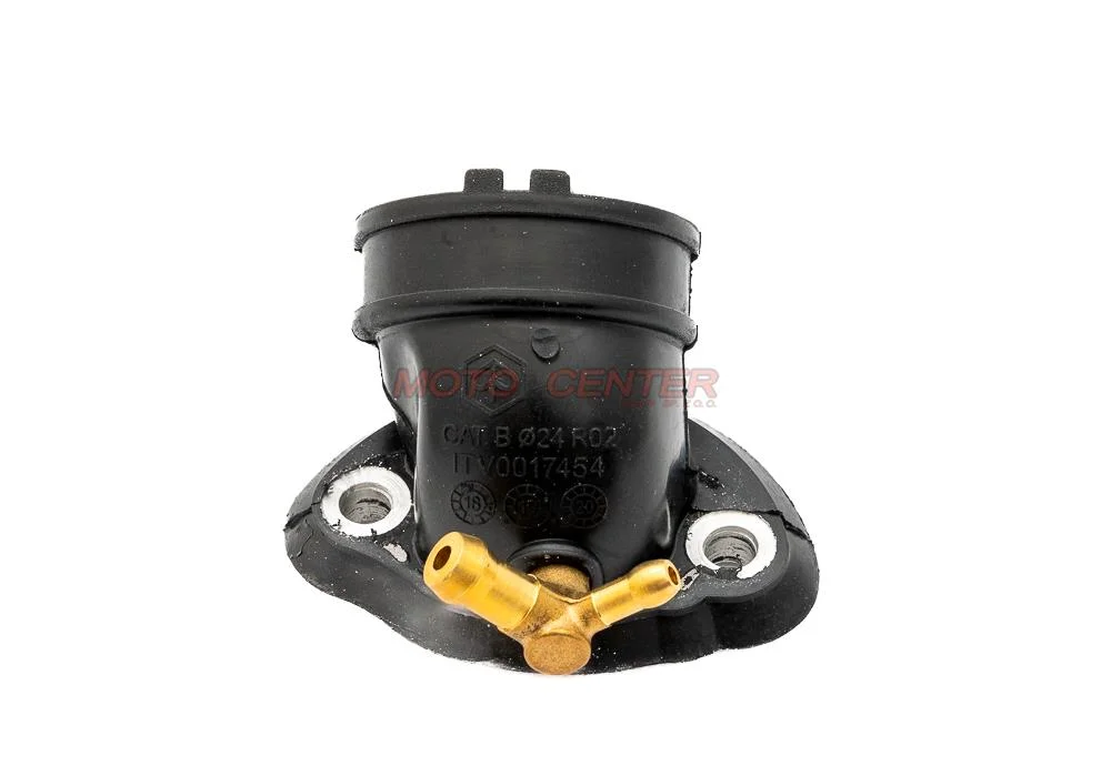 Króciec ssący gaźnika 125-250 cm³ skuter 4T Aprilia Piaggio Vespa (2 podciśn.) zamiennik OEM 849465 — ujęcie 2
