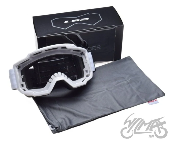 Gogle LS2 Charger białe clear visor