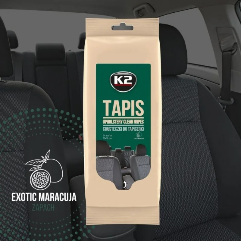 K2 TAPIS WIPES Chusteczki do tapicerki materiałowej — ujęcie 3