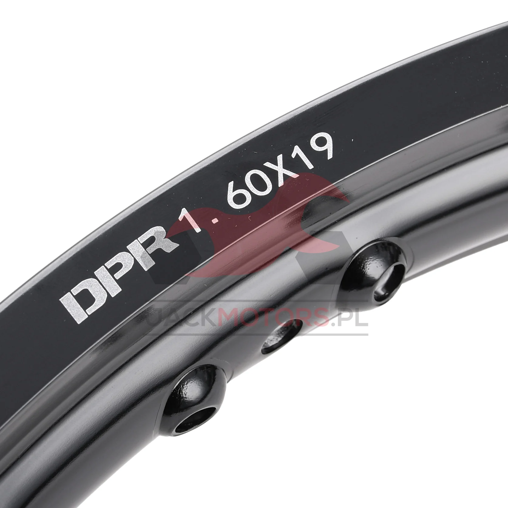 Obręcz koła 1,60 × 19 aluminiowa czarna DPR Classic — ujęcie 2