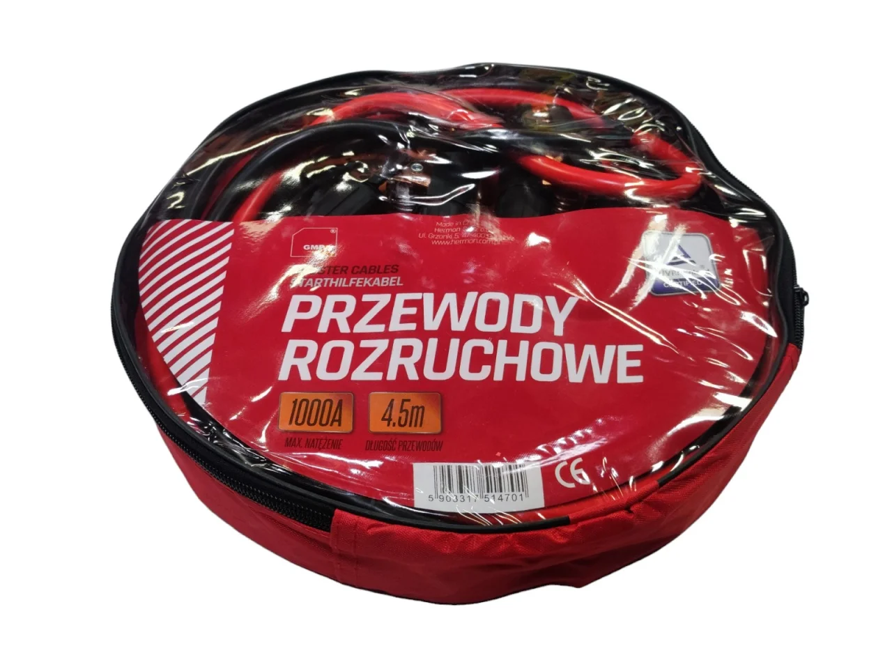 Kable rozruchowe 1000A 4.5m 25mm2 — ujęcie 4