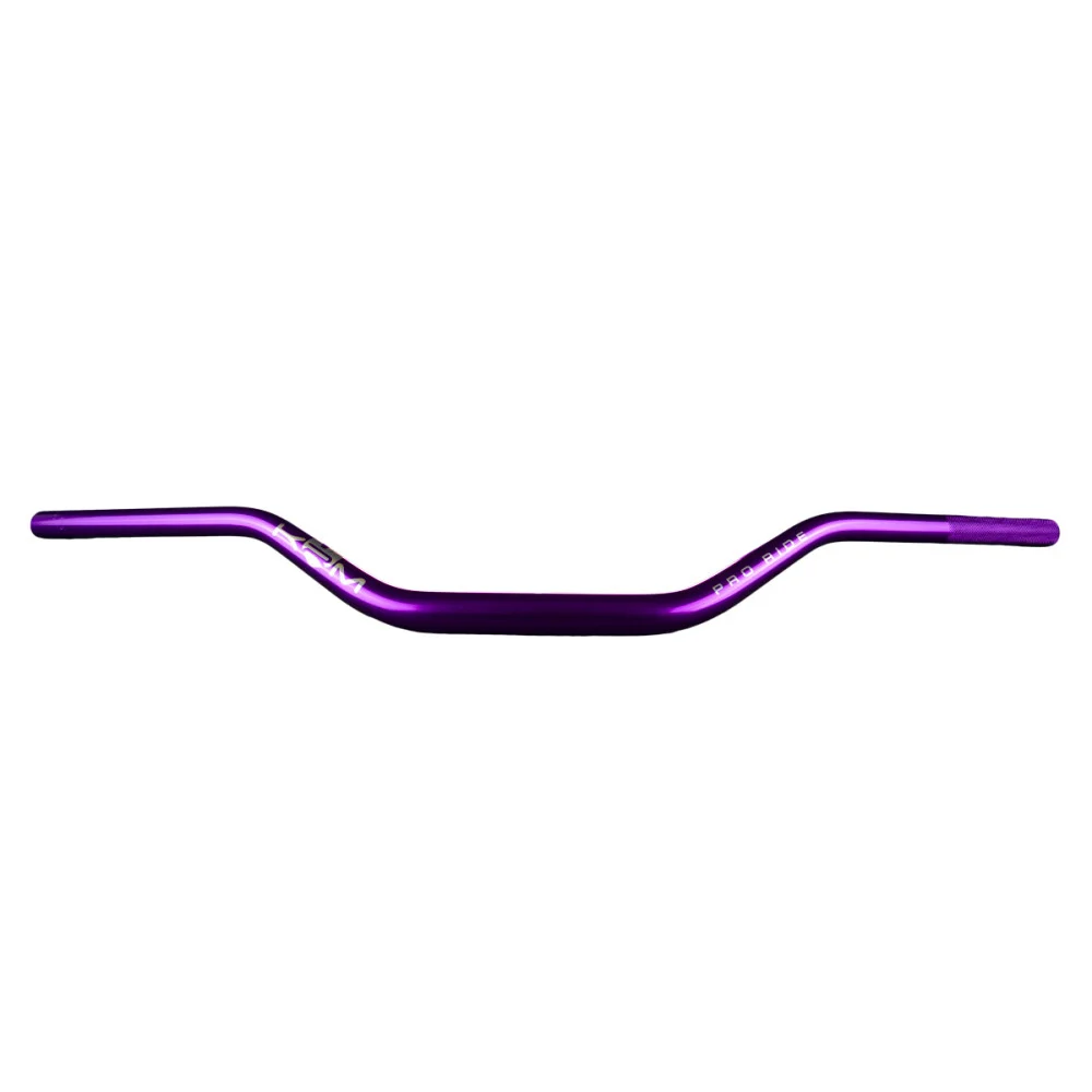 Kierownica fatbar KRM Pro Ride fioletowo - holo 22/28,6 mm + gąbka — ujęcie 2