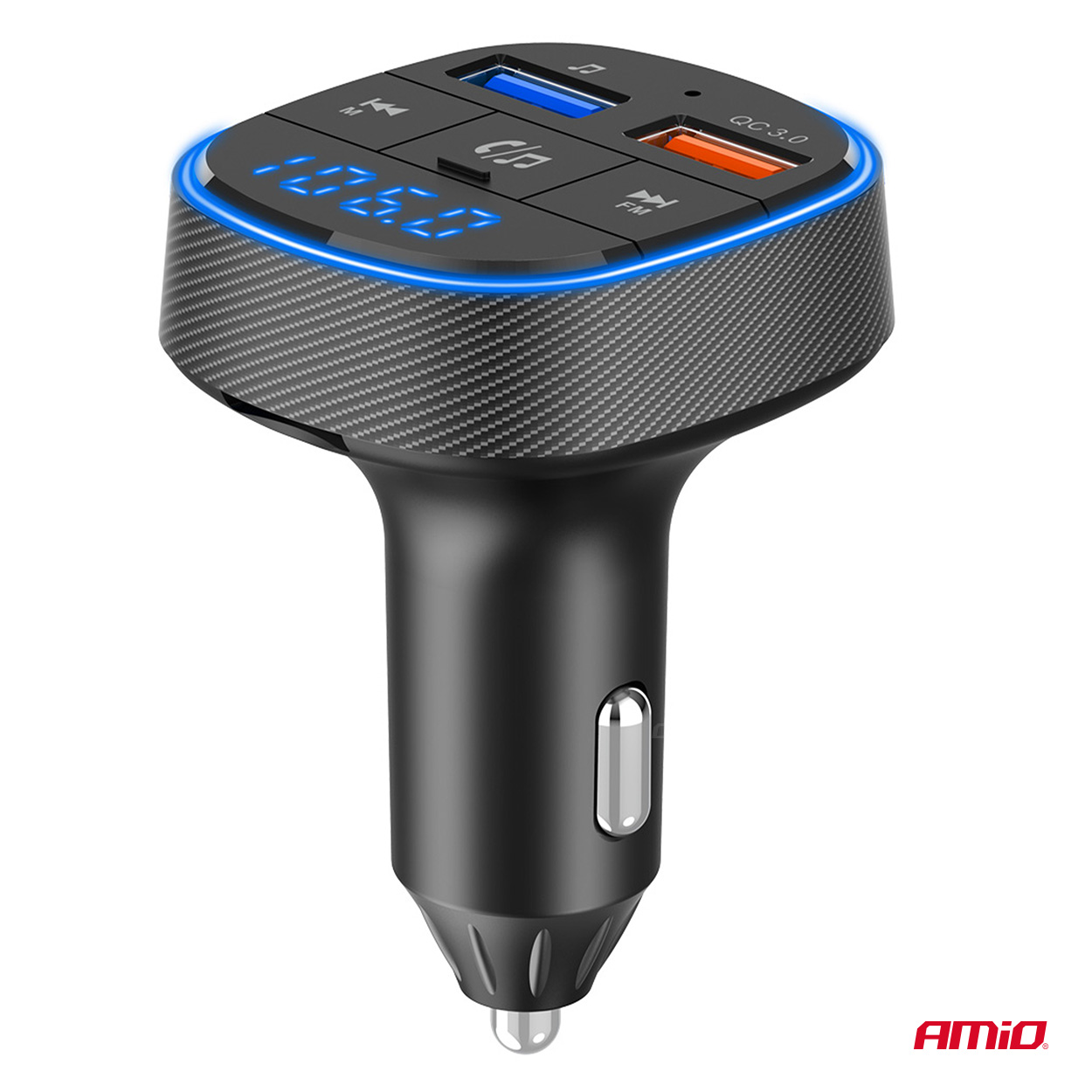 Transmiter samochodowy FM 2×USB-A 12 V 24 V — ujęcie 7